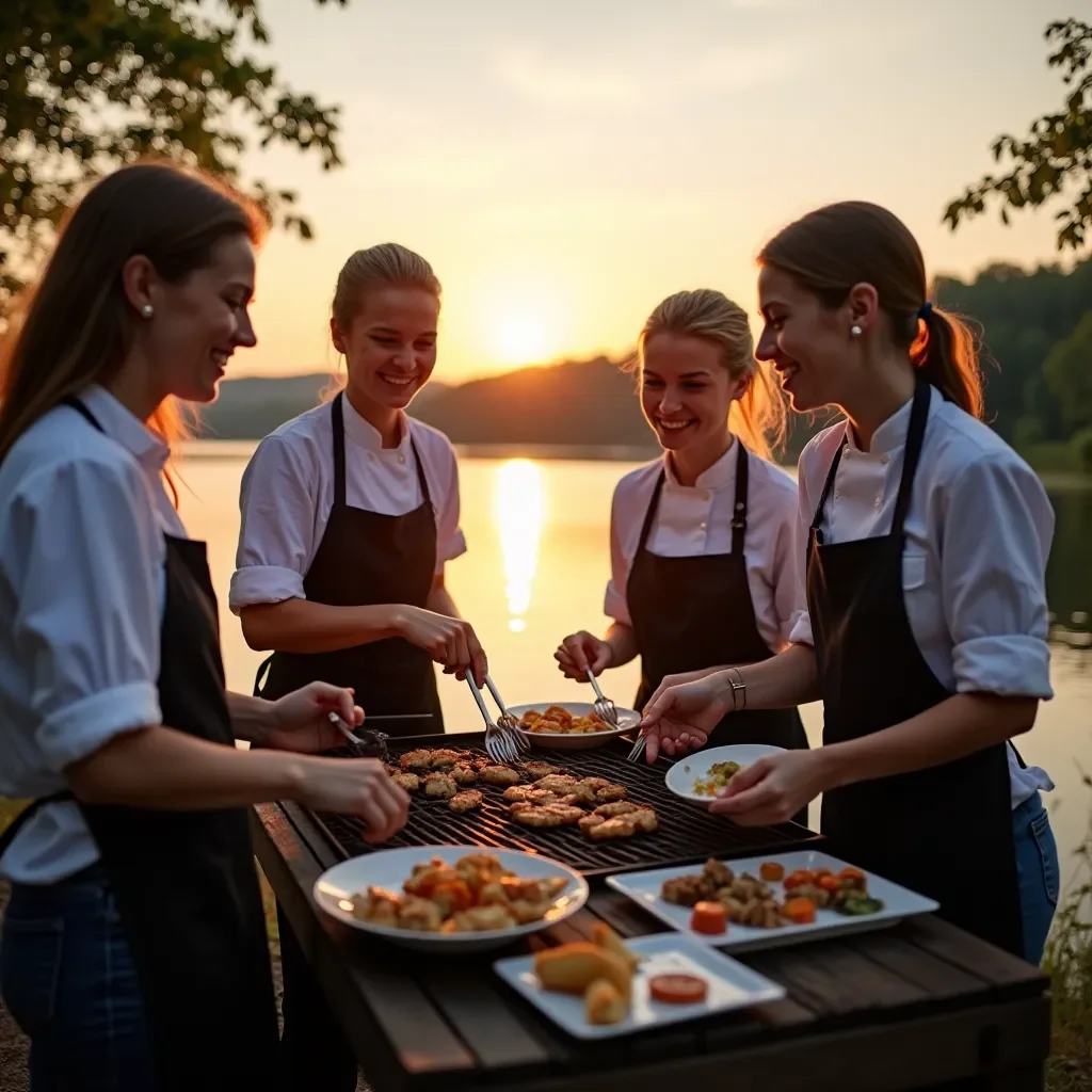 Creative team at work